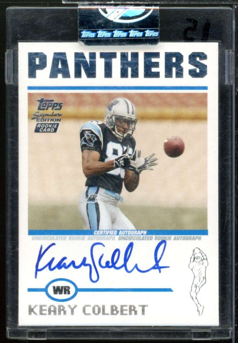 Keary Colbert AU/1499 Rookie Card 2004 Topps Signature #86  Image 1