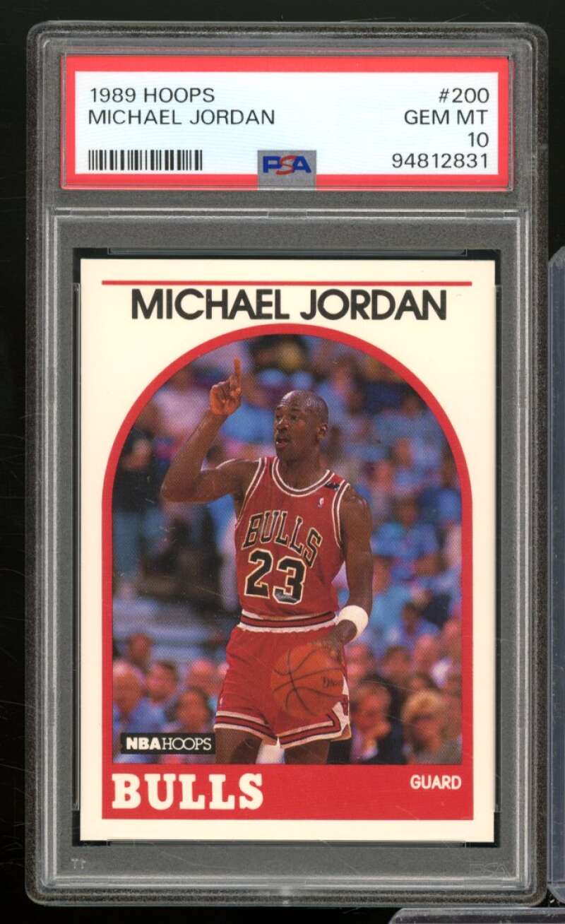 Michael Jordan Card 1989-90 Hoops #200 PSA 10 Image 1