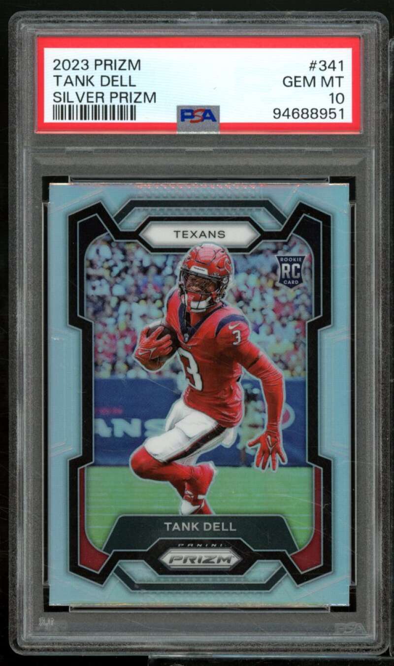 Tank Dell Card 2023 Prizm Silver Prizm #341 PSA 10 Image 1