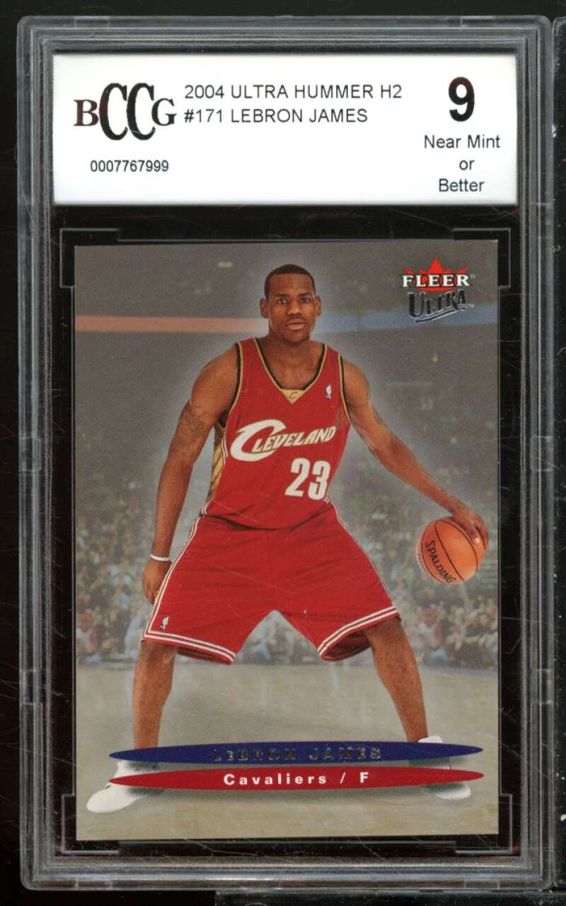 LeBron James Card 2004-05 Ultra Hummer H2 #171 BGS BCCG 9 Image 1