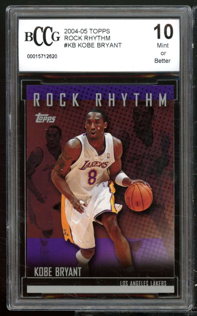 Kobe Bryant Card 2004-05 Topps Rock Rhythm #KB BGS BCCG 10 Image 1