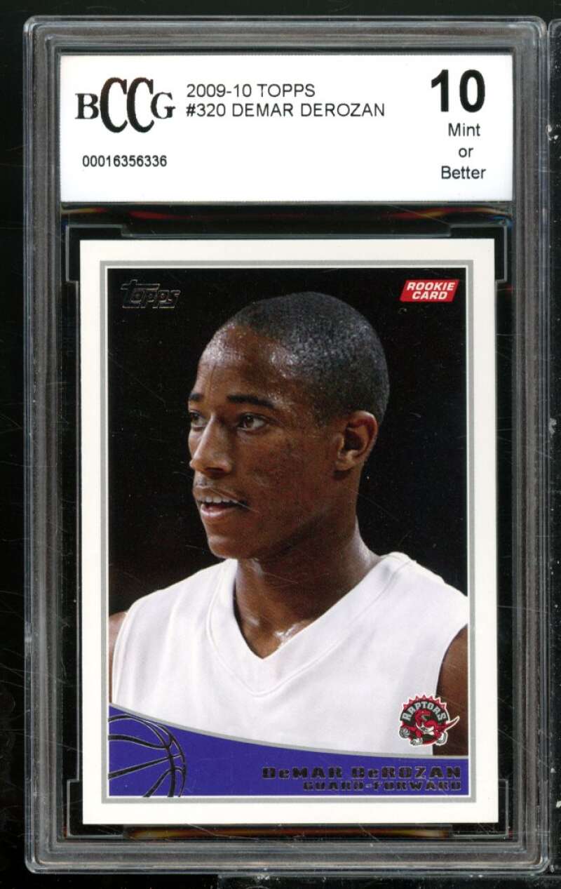 DeMar DeRozan Rookie Card 2009-10 Topps #320 BGS BCCG 10 Image 1