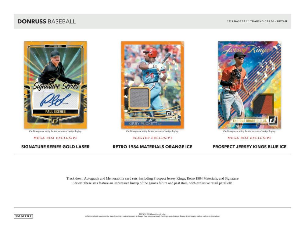 2024 Panini Donruss Baseball 6-Pack Blaster Box Image 2