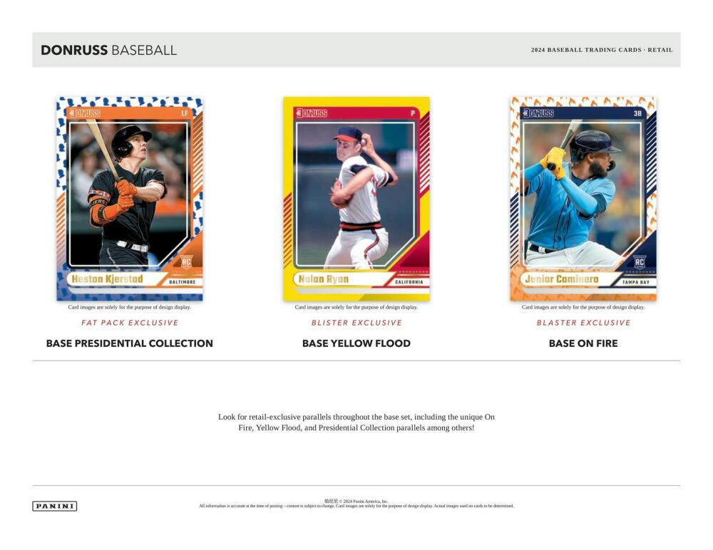 2024 Panini Donruss Baseball 6-Pack Blaster Box Image 3