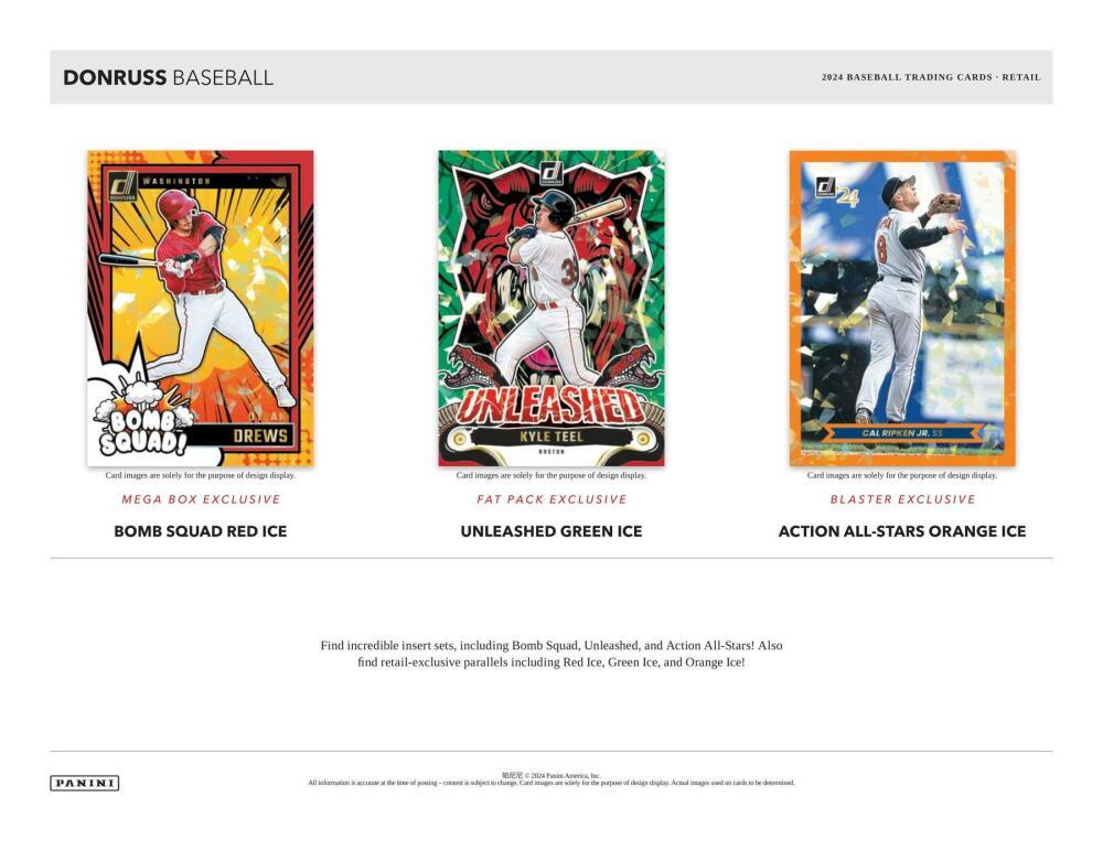 2024 Panini Donruss Baseball 6-Pack Blaster Box Image 4