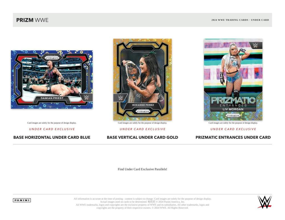 2024 Panini Prizm WWE Wrestling Under Card Box Image 3