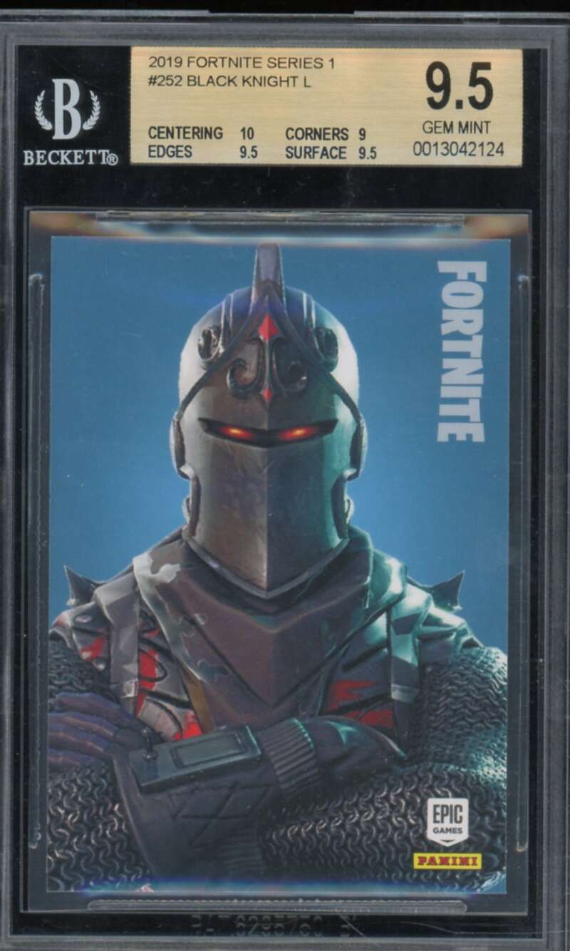 Black Knight Card 2019 Fortnite Series 1 USA #252 BGS 9.5 Image 1