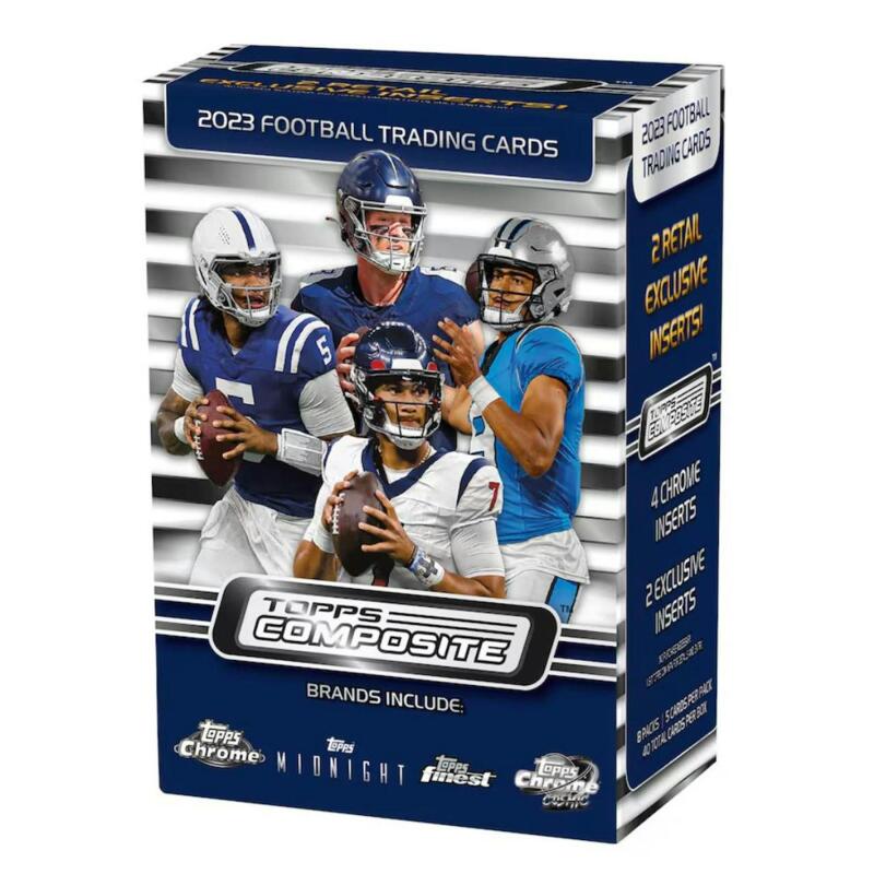 2023 Topps Composite Football 8-Pack Blaster Box Image 1