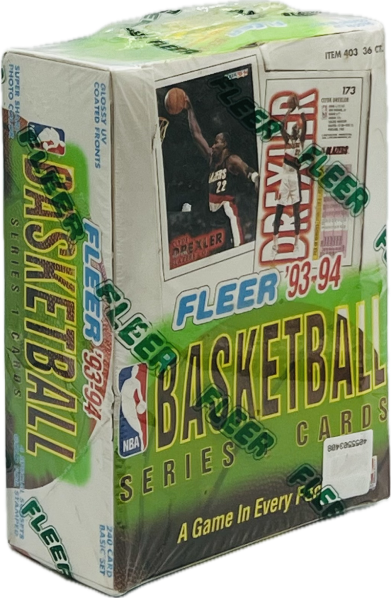 1993-94 Fleer Series 1 Basketball Hobby Box Image 1