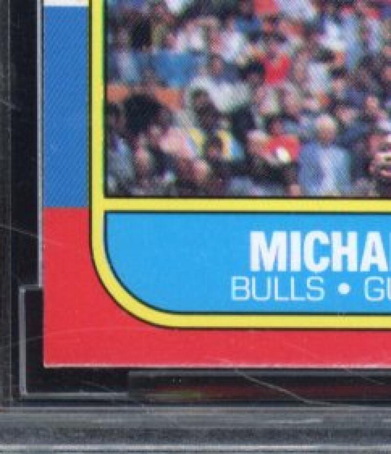 1986-87 fleer #57 MICHAEL JORDAN chicago bulls rookie card BGS BCCG 10 Image 6