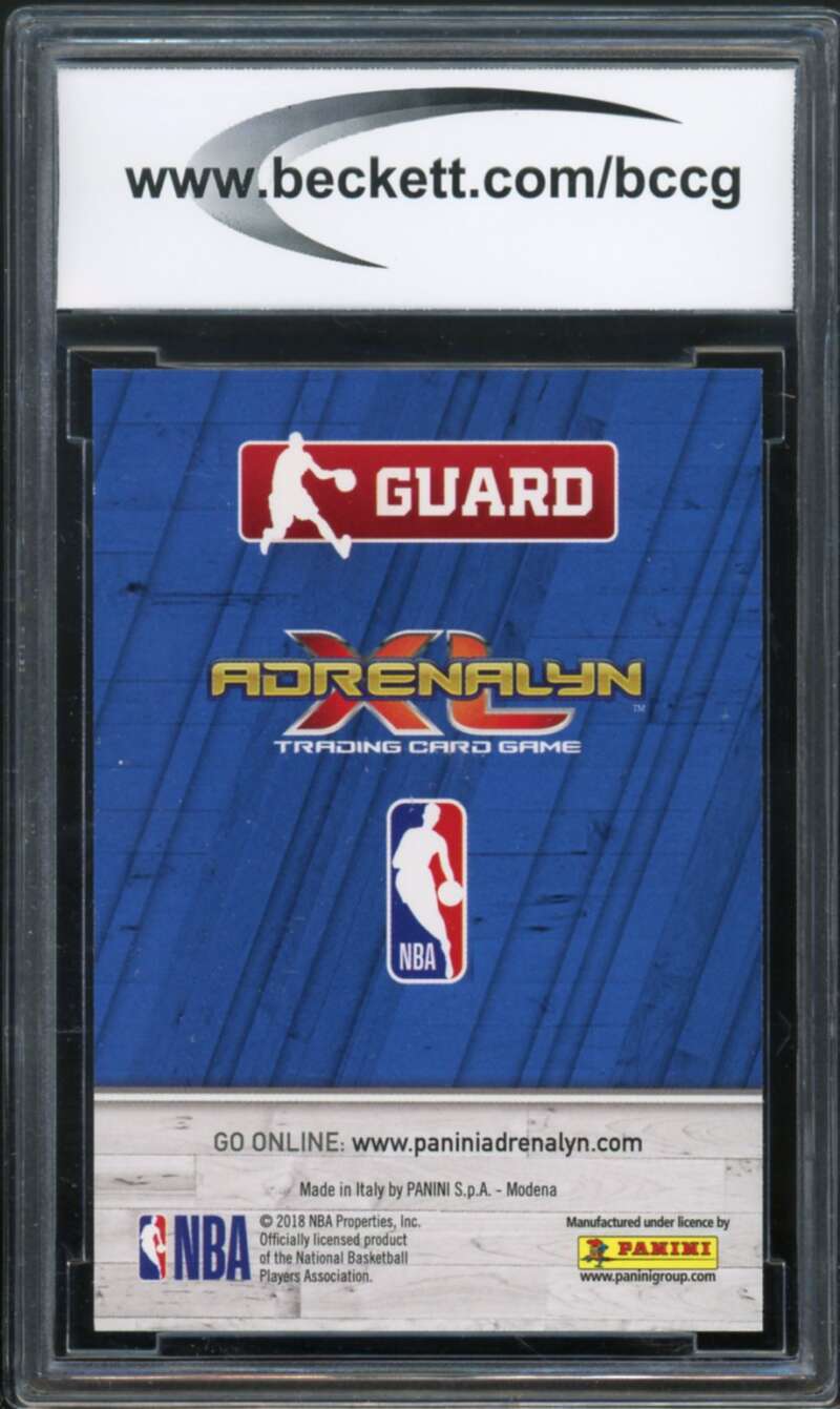 2018-19 Adrenalyn XL #C70 Luka Doncic Rookie Card BGS BCCG 9 Near Mint+ Image 2