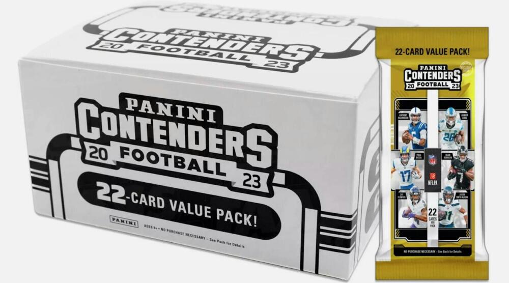 2023 Panini Contenders Football Jumbo Value 12-Pack Box Image 2