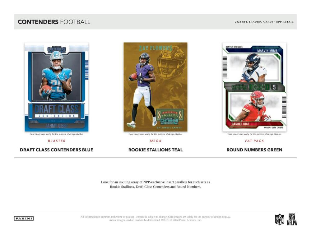 2023 Panini Contenders Football Jumbo Value 12-Pack Box Image 7