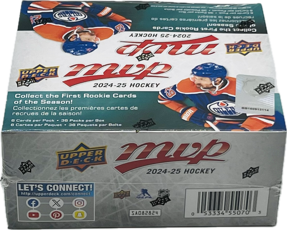 2024-25 Upper Deck MVP Hockey Retail Box Image 3