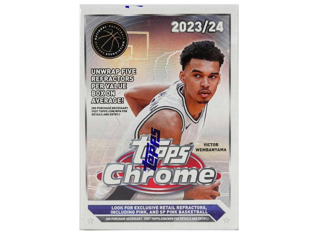 2023-24 Topps Chrome Basketball Blaster Box Image 1