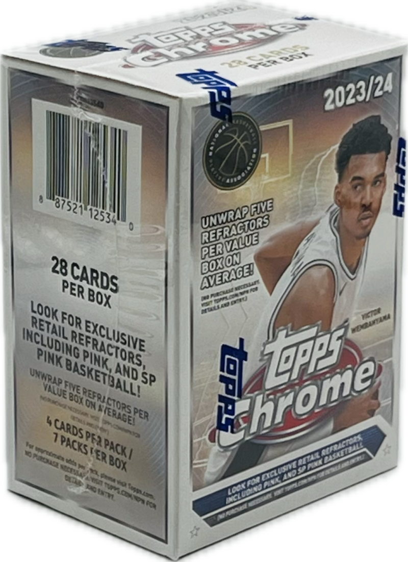 2023-24 Topps Chrome Basketball Blaster Box Image 3