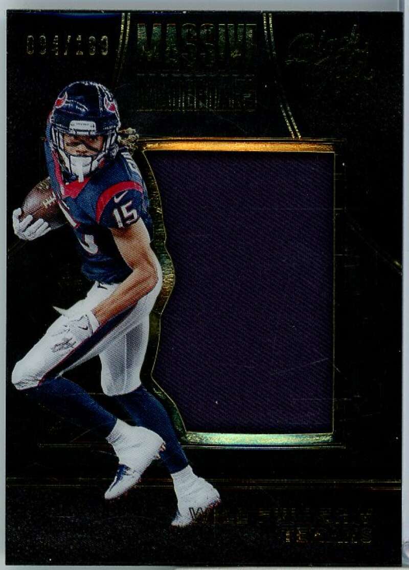 Will Fuller V Card 2016 Panini Black Gold Massive Materials #15  Image 1