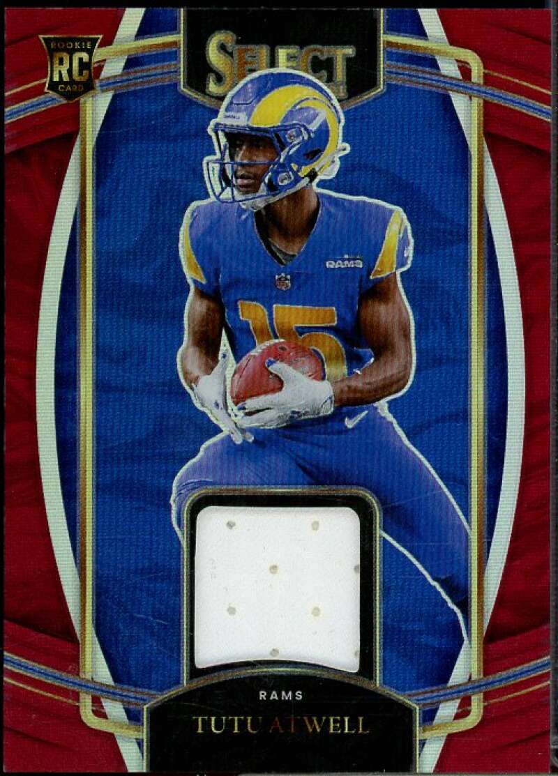 Tutu Atwell Rookie Card 2021 Select Rookie Swatches Prizm Red #22  Image 1