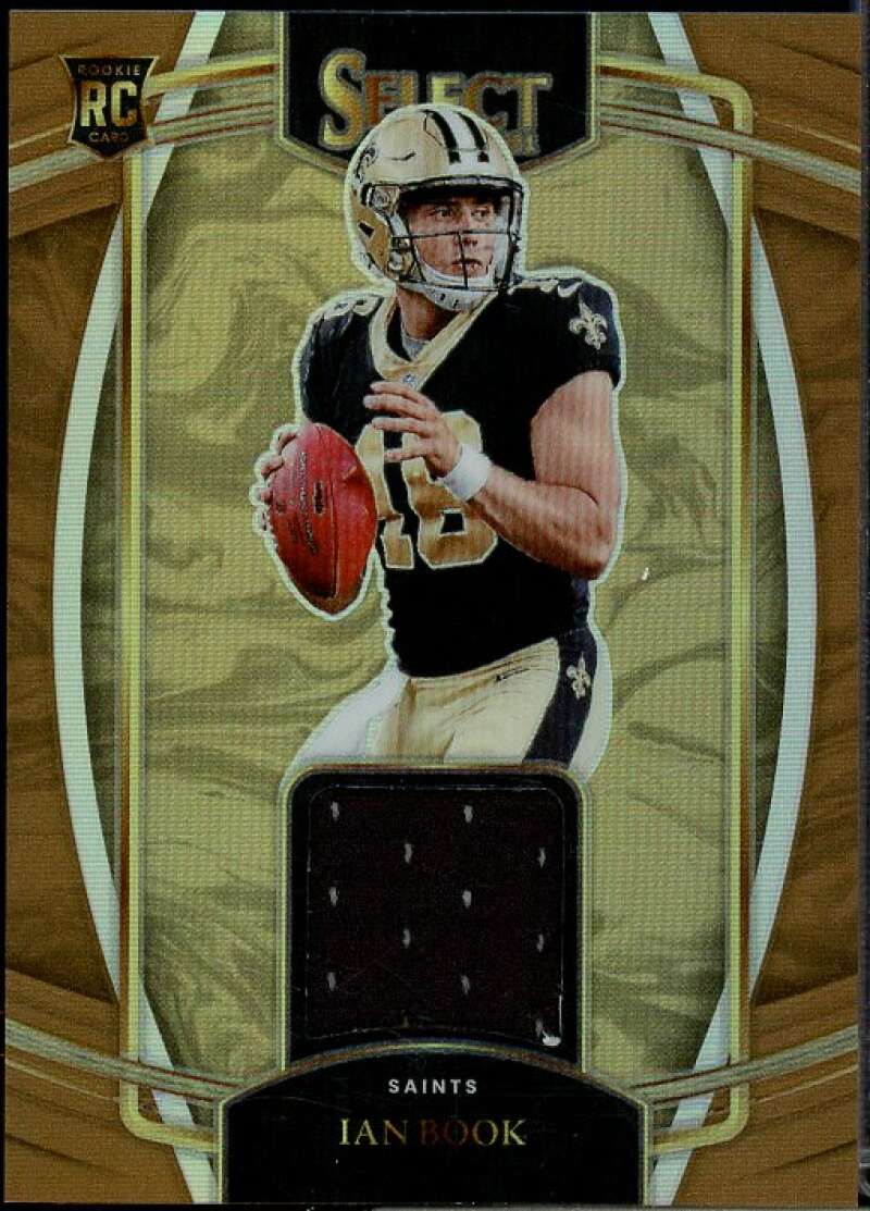 Ian Book Rookie Card 2021 Select Rookie Swatches Prizm Copper #19  Image 1