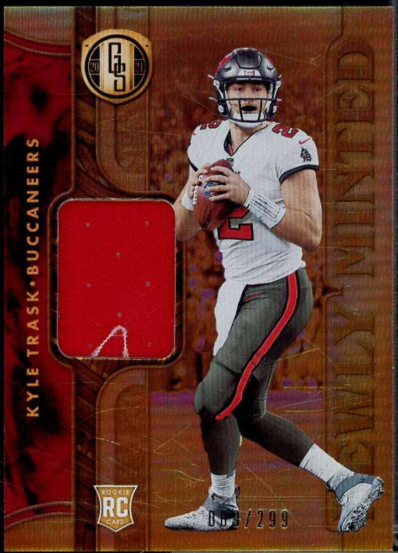 Kyle Trask Rookie Card 2021 Panini Gold Standard Newly Minted Memorabilia #7  Image 1