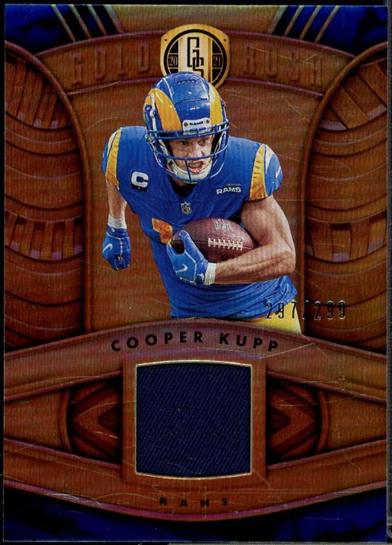 Cooper Kupp Card 2021 Panini Gold Standard Gold Rush Materials #8  Image 1