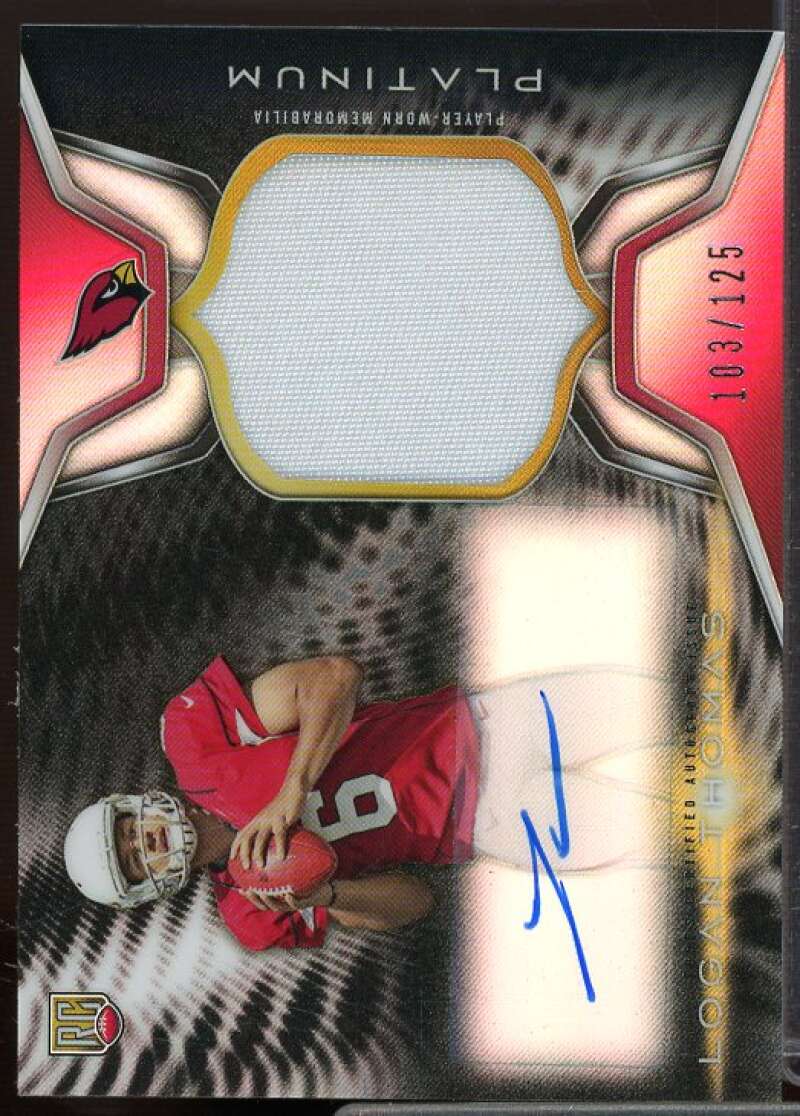 Logan Thomas 2014 Topps Platinum Rookie Patch Autographs Black Refractors #ARPLT  Image 1