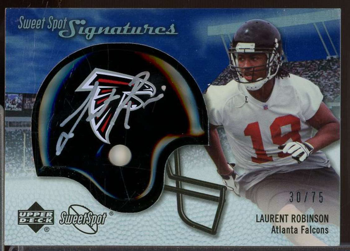 Laurent Robinson Card 2007 Sweet Spot Signatures Silver 75 #LR  Image 1