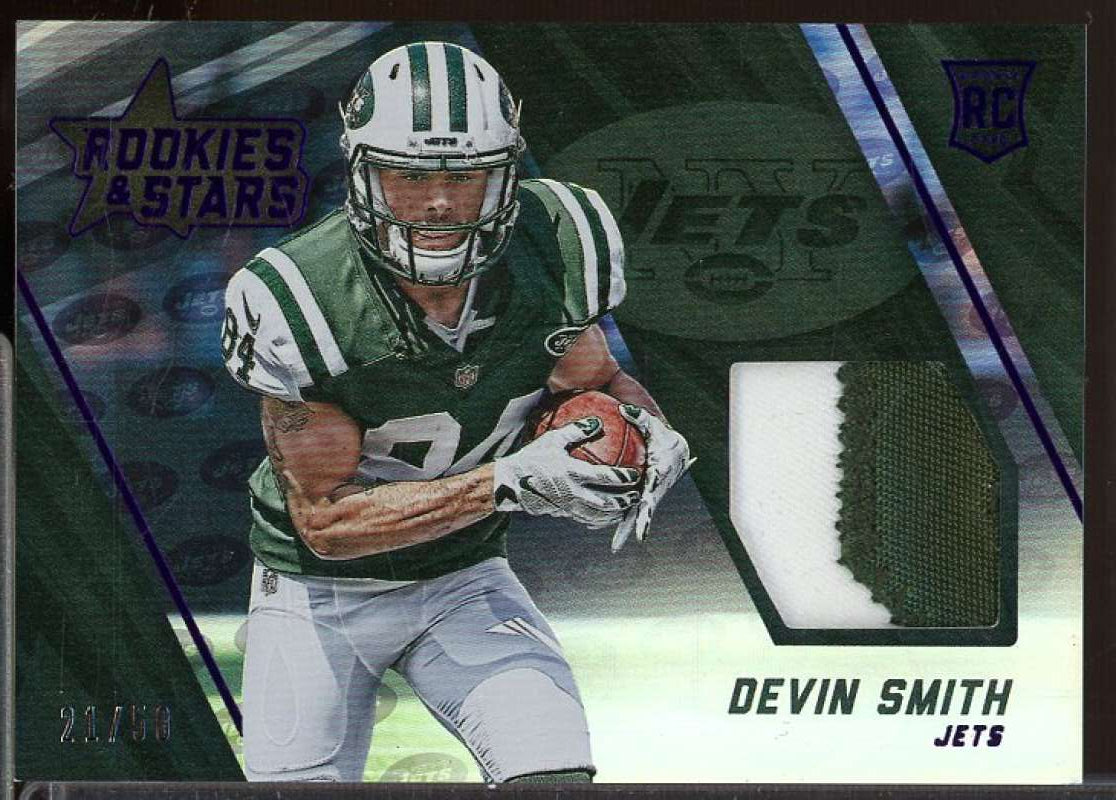 Devin Smith 2015 Rookies Stars Longevity Rookie Jerseys Team Logo Prime #17  Image 1