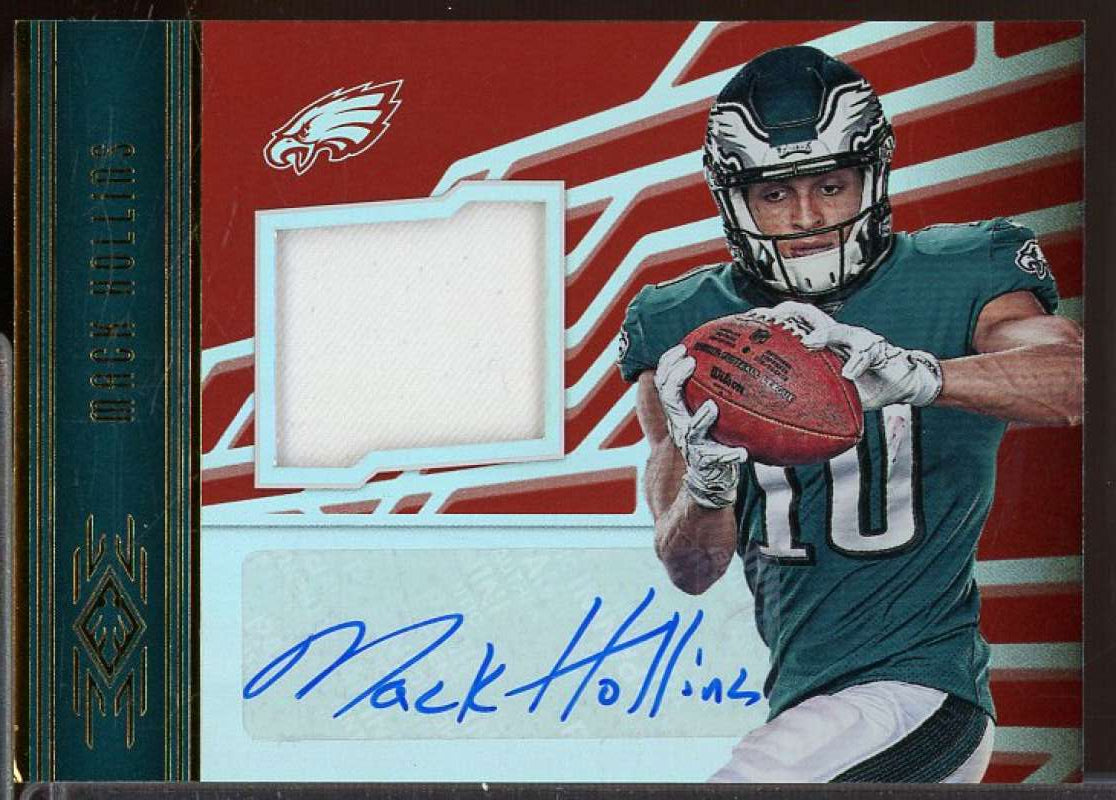 Mack Hollins Card 2017 Panini Phoenix Rookie Jersey Autographs #28  Image 1