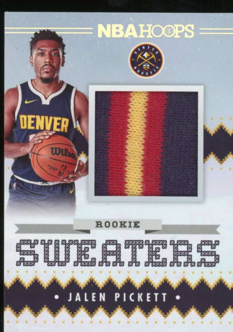 Jalen Pickett Rookie Card 2023-24 Hoops Rookie Sweaters #15  Image 1