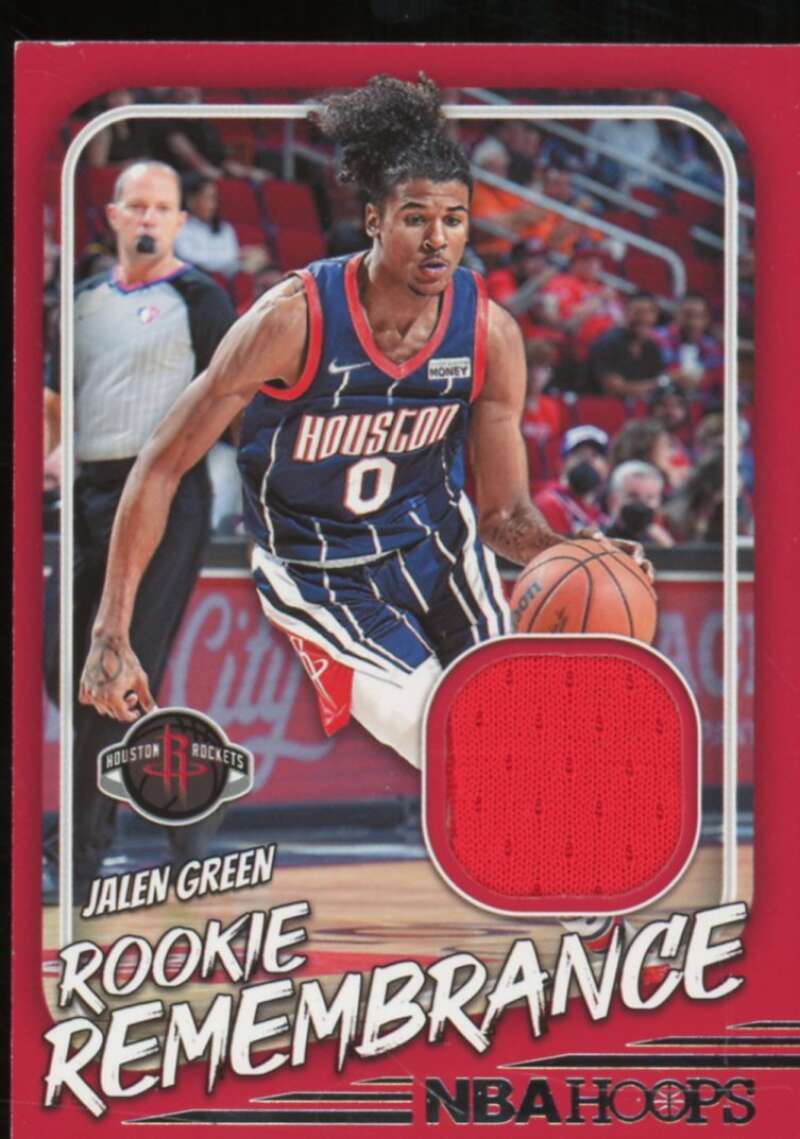 Jalen Green Rookie Card 2022-23 Hoops Rookie Remembrance #9  Image 1