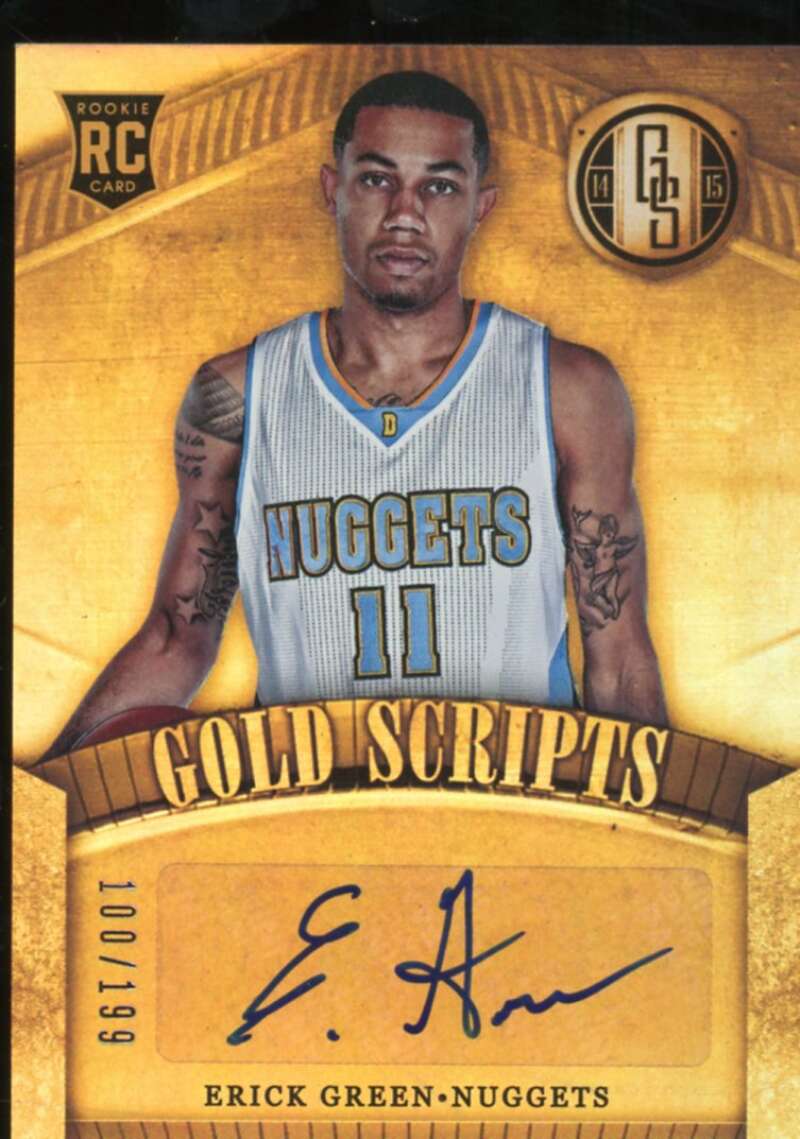 Erick Green Rookie Card 2014-15 Panini Gold Standard Gold Scripts #23  Image 1