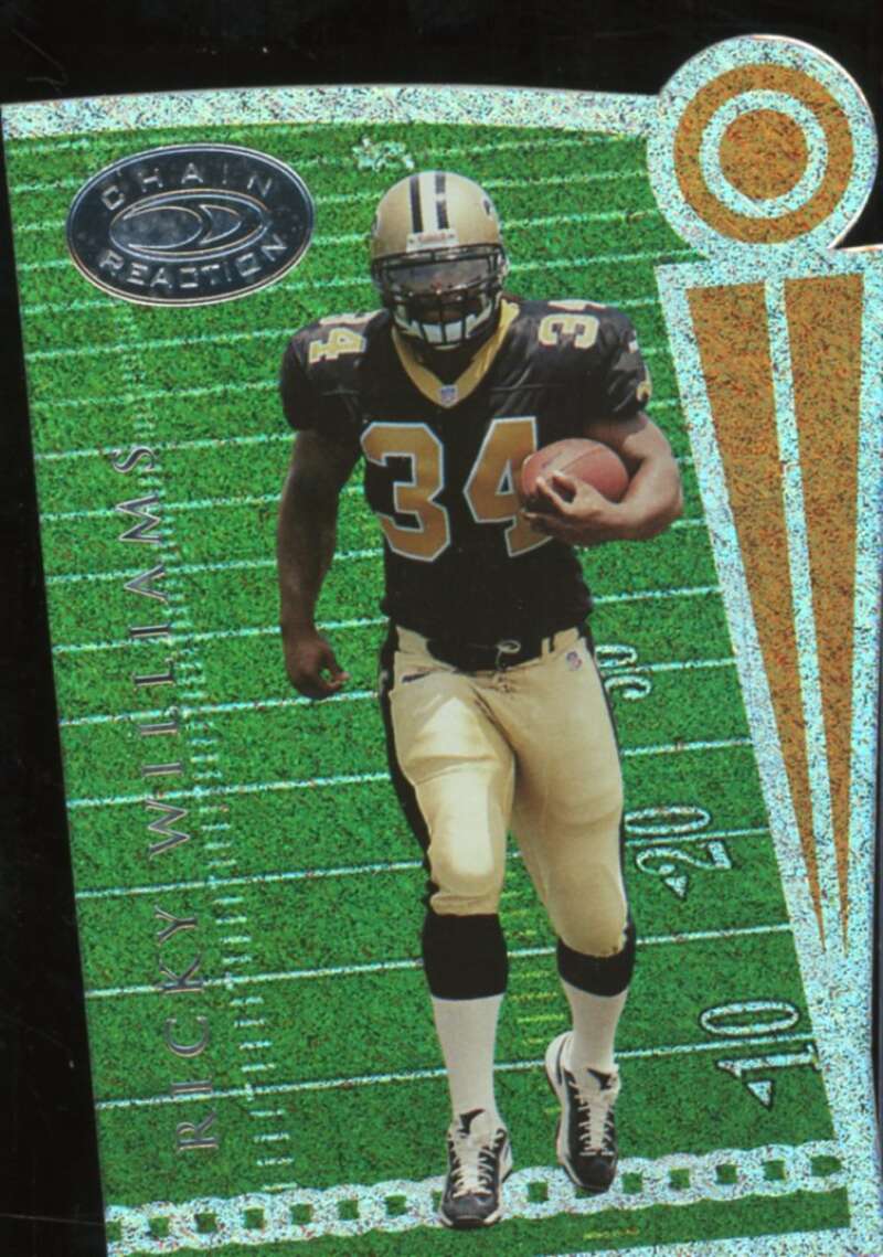 Ricky Williams Rookie Card 1999 Donruss Preferred QBC Chain Reaction #1B  Image 1