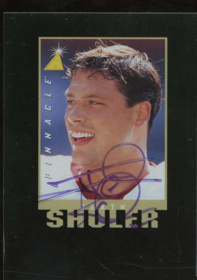 Heath Shuler Card 1997 Pinnacle Inscriptions Autographs #27  Image 1