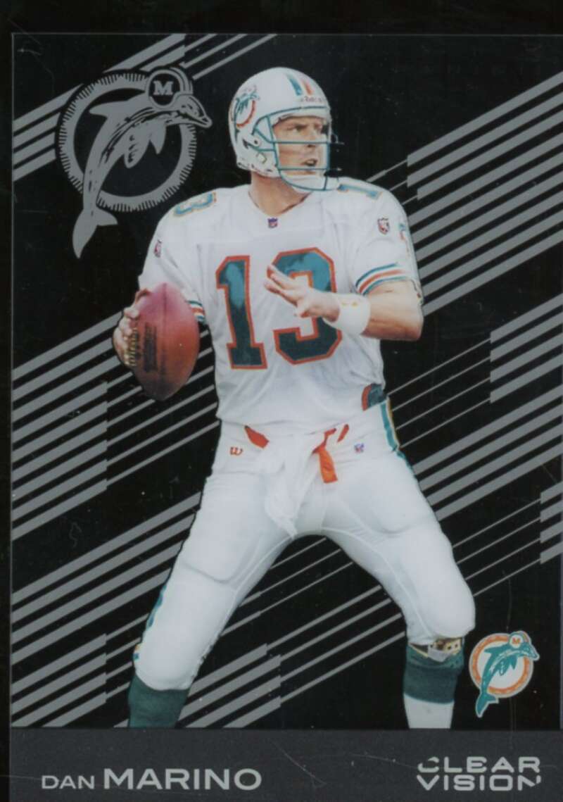 Dan Marino Card 2015 Panini Clear Vision Orange #25  Image 1