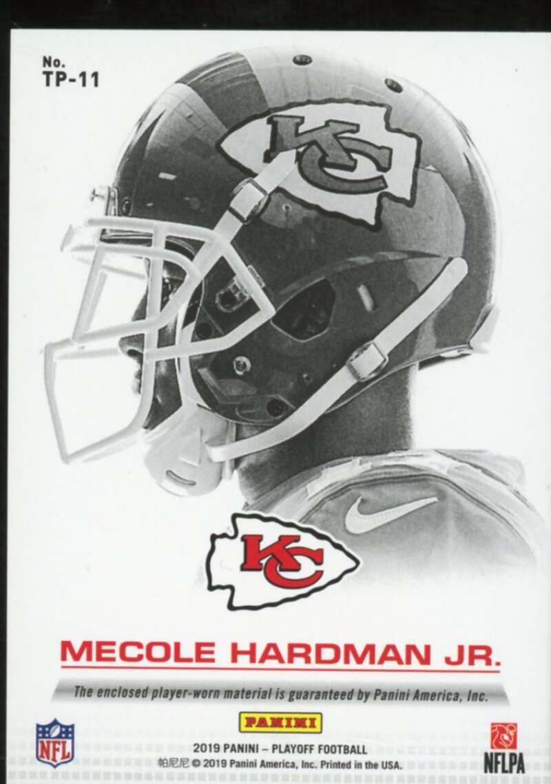 Mecole Hardman Jr. Rookie Card 2019 Playoff Turning Pro Memorabilia #11  Image 2