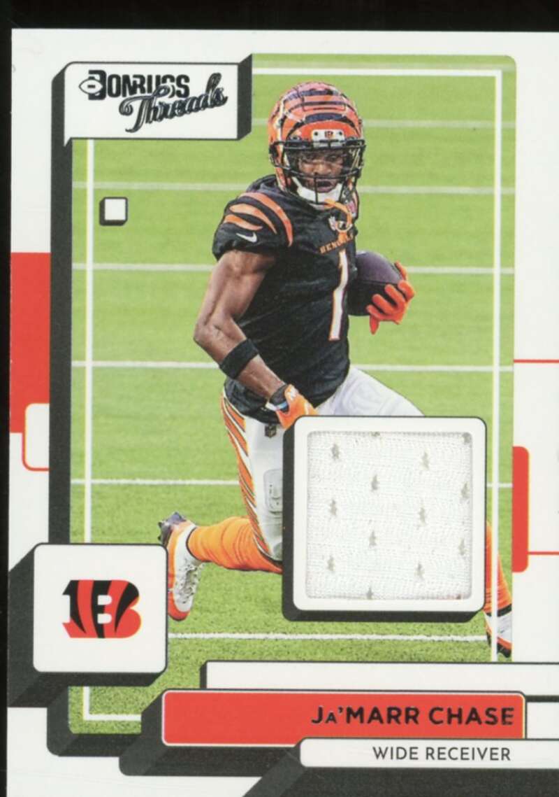 Ja'Marr Chase Card 2022 Donruss Donruss Threads #29  Image 1