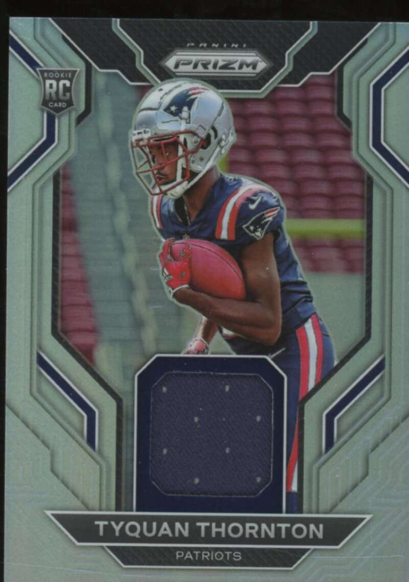 Tyquan Thornton Rookie Card 2022 Panini Prizm Rookie Gear #20  Image 1