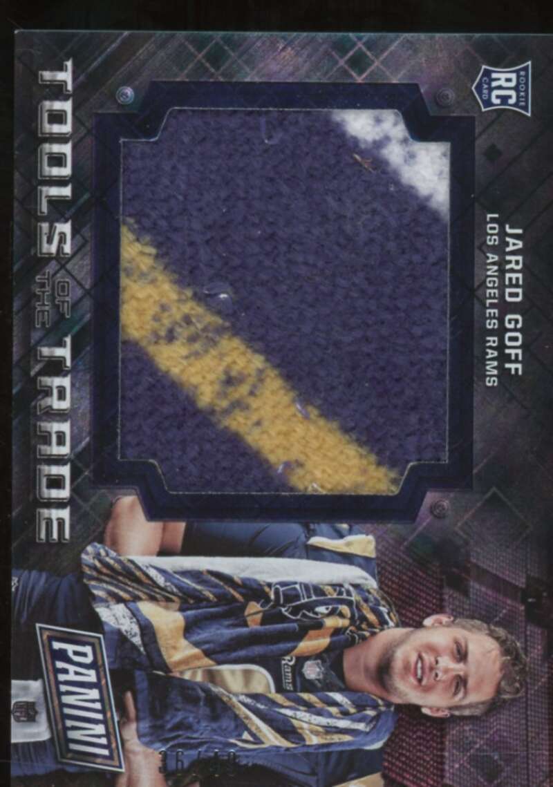 Jared Goff 2016 National Convention Tools of the Trade Jumbo Diamond Awe #7  Image 1