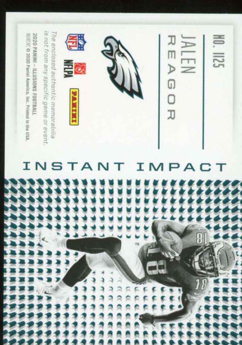 Jalen Reagor Rookie Card 2020 Panini Illusions Instant Impact Jerseys #25  Image 2