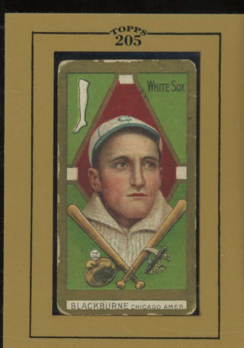 Russ Blackburne Card 2003 Topps 205 1911 T205 Gold Border #21  Image 1