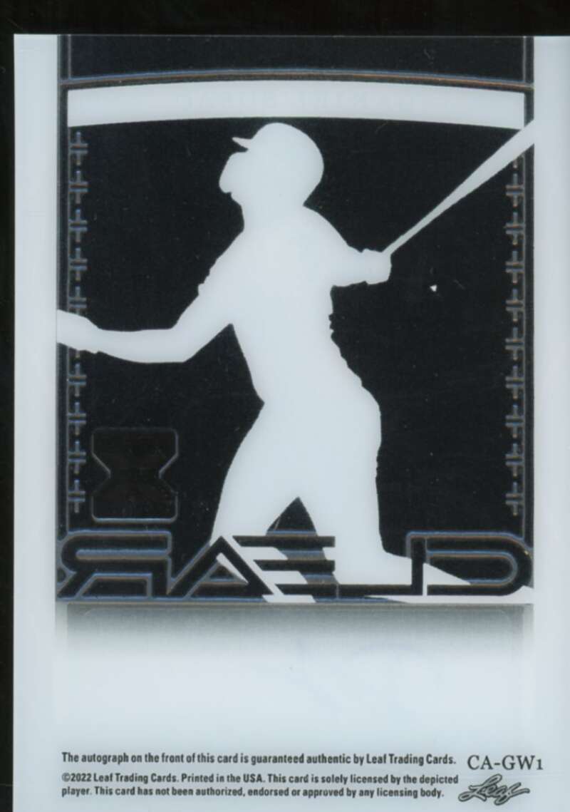 Daniel Susac Rookie Card 2022 Leaf Trinity Clear Autographs Gold Foil #CAGW1  Image 2