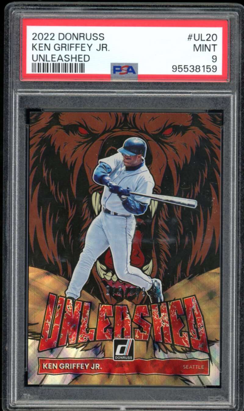 Ken Griffey Jr. Card 2022 Donruss Unleashed (pop 5) #UL20 PSA 9 Image 1