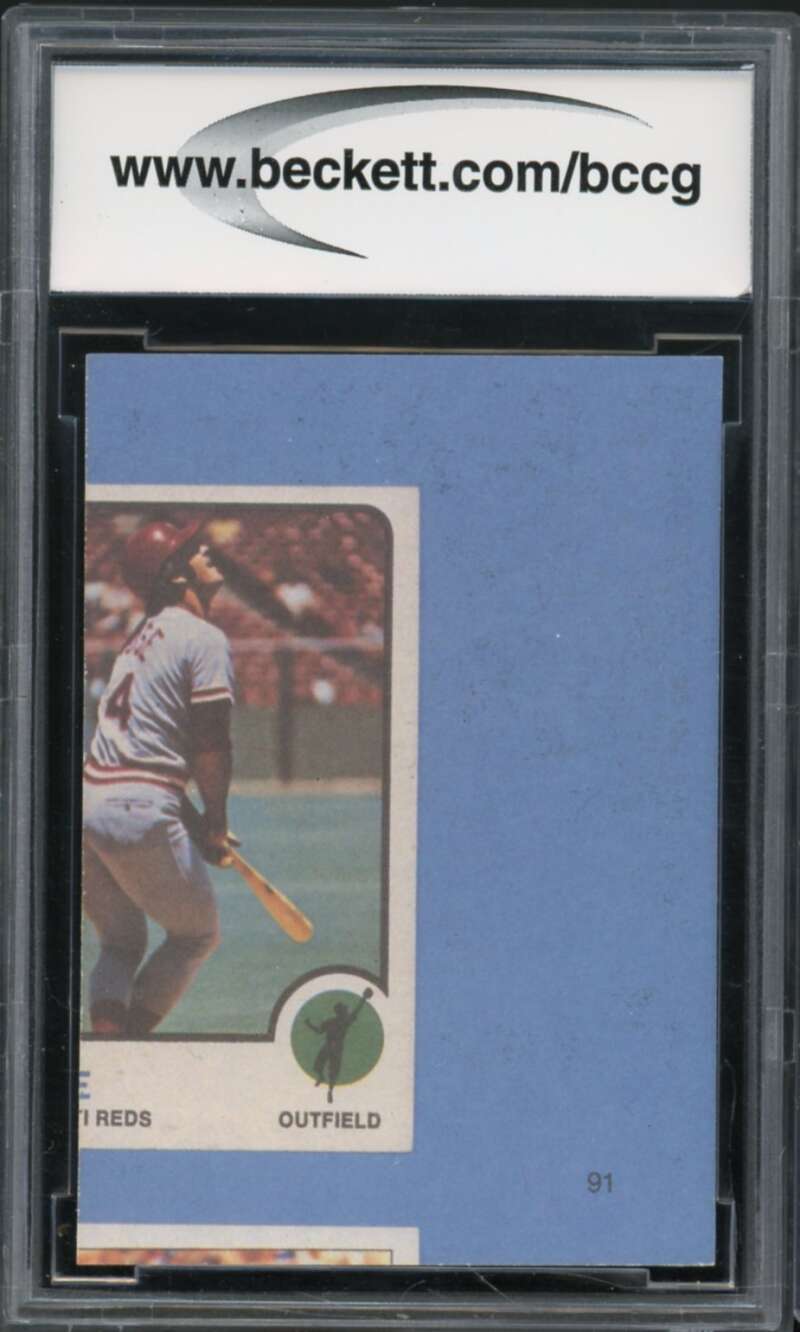 1985 Topps Rose #91 Pete Rose Authentic Autograph BGS Authentic Auto Image 2