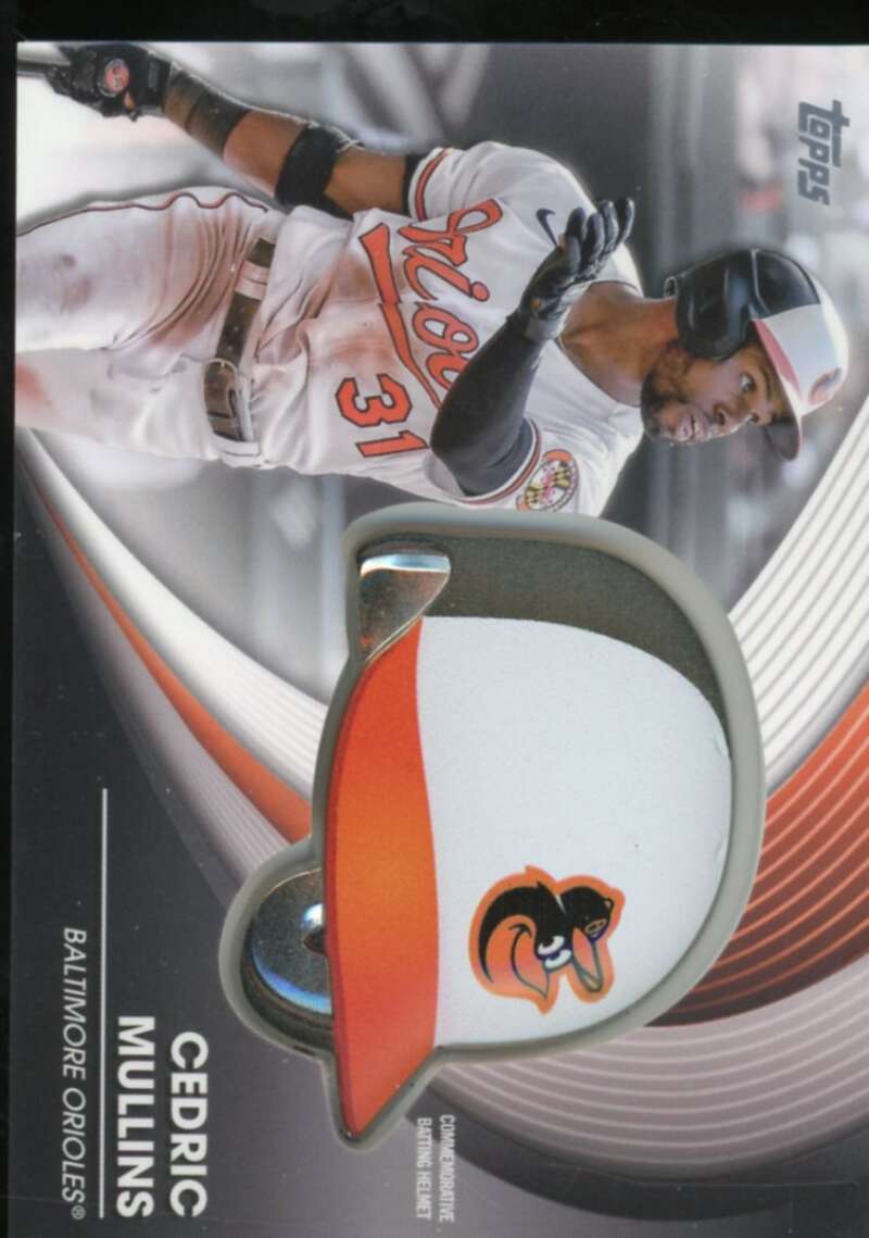Cedric Mullins Card 2022 Topps Update Commemorative Batting Helmet #BHCM  Image 1