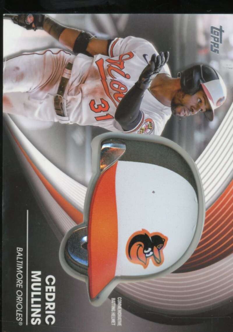Cedric Mullins Card 2022 Topps Update Commemorative Batting Helmet #BHCM  Image 1