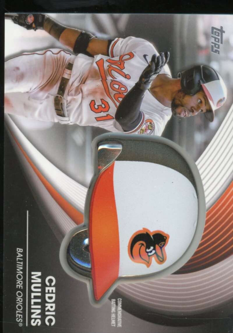 Cedric Mullins Card 2022 Topps Update Commemorative Batting Helmet #BHCM  Image 1