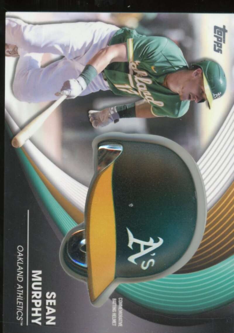 Sean Murphy Card 2022 Topps Update Commemorative Batting Helmet #BHSM  Image 1