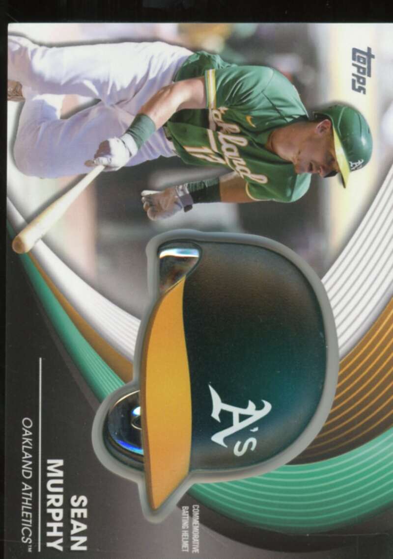 Sean Murphy Card 2022 Topps Update Commemorative Batting Helmet #BHSM  Image 1