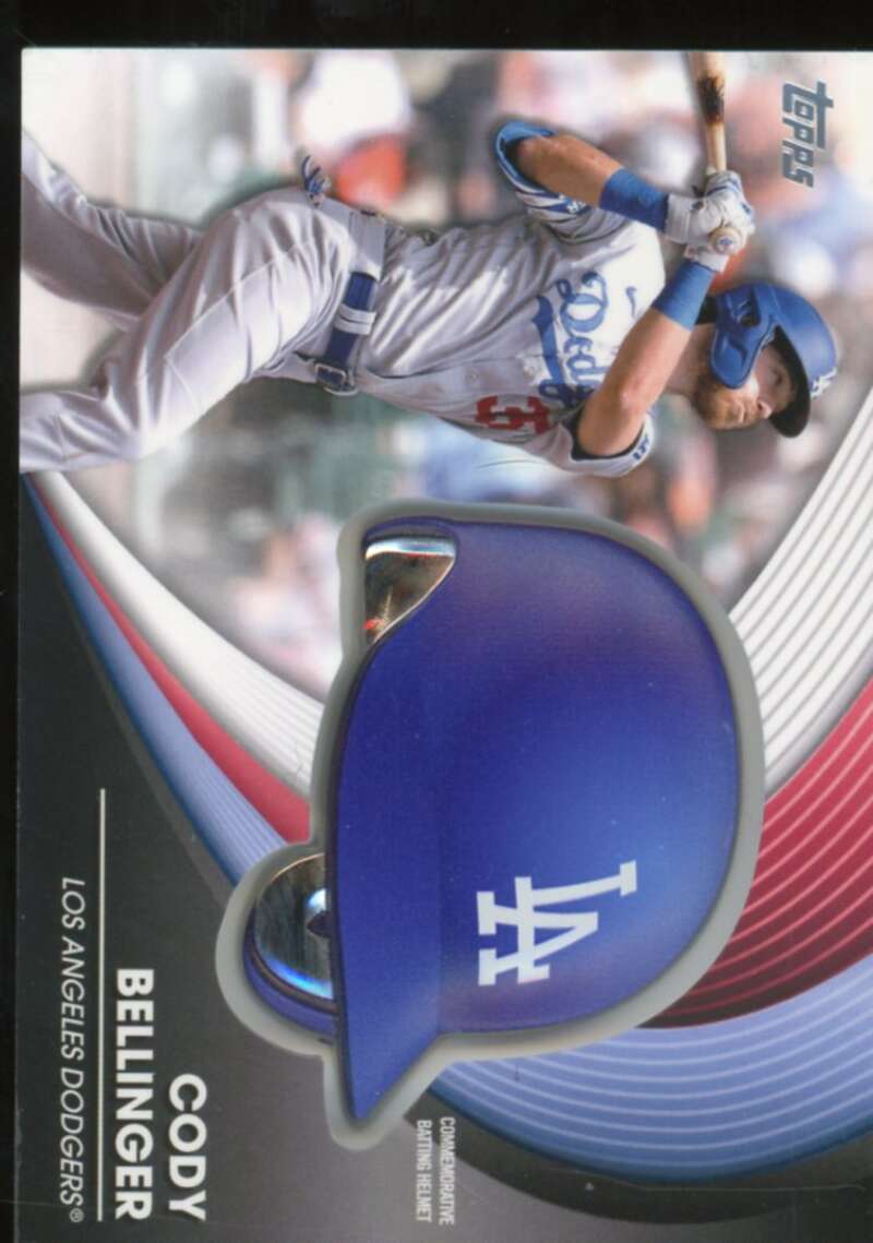 Cody Bellinger Card 2022 Topps Commemorative Batting Helmet Relics #BHCB  Image 1
